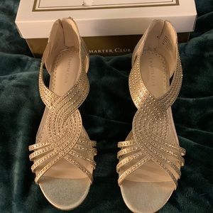 Charter Cub Gold Sparkle Sandals